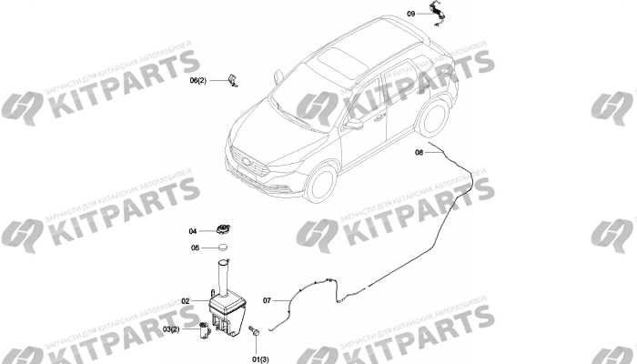 Стеклоомыватель FAW Besturn X40